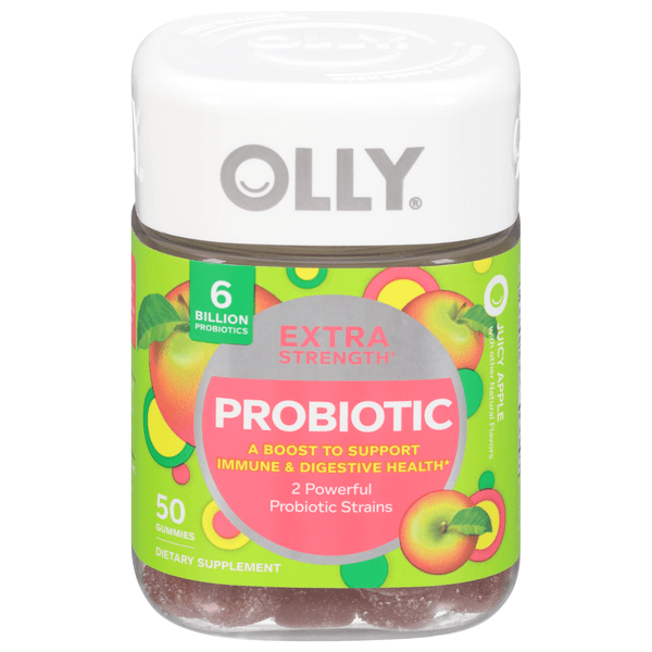 Olly Probiotic Extra Strength Dietary Supplement Gummies