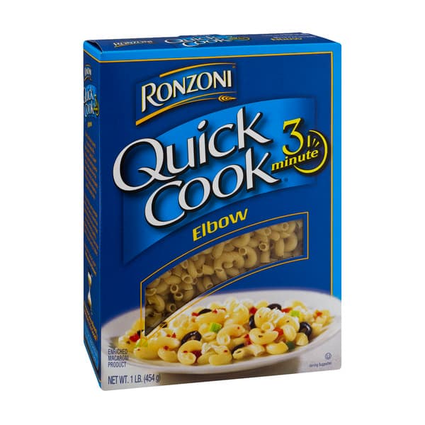 Ronzoni Quick Cook Enriched Macaroni Product Elbow