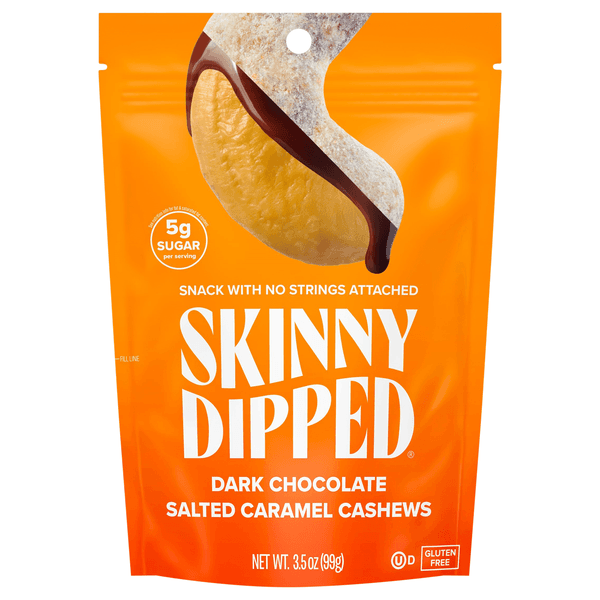 Skinny Dipped Cashews Dark Chocolate Salted Caramel