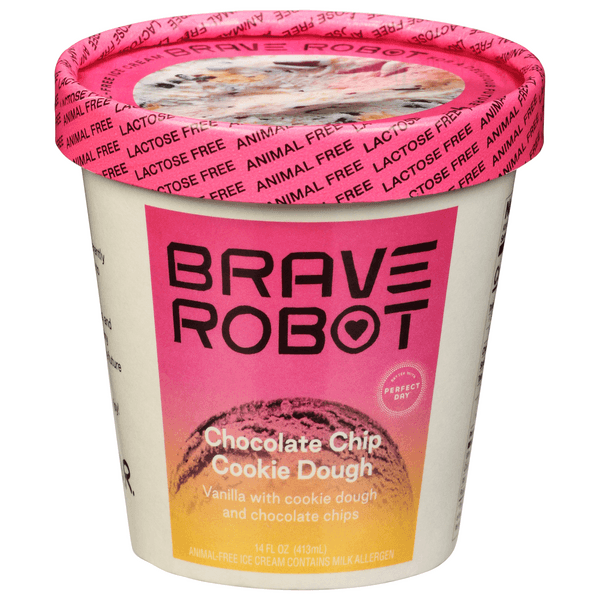 Brave Robot Animal-Free Ice Cream Chocolate Chip Cookie Dough