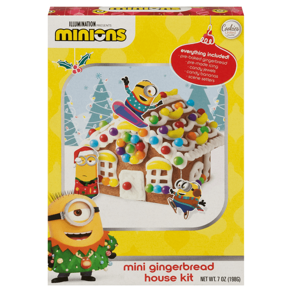 Cookies United Minions Mini Gingerbread House Kit