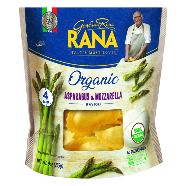 Giovanni Rana Ravioli Pasta Asparagus & Mozzarella Organic Fresh