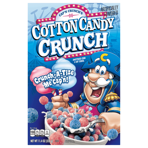 Cap'N Crunch Cereal Cotton Candy Crunch
