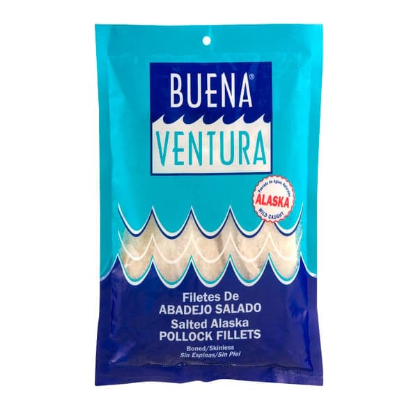 Buena Ventura Wild Caught Boned Skinless Salted Pollock Fillets