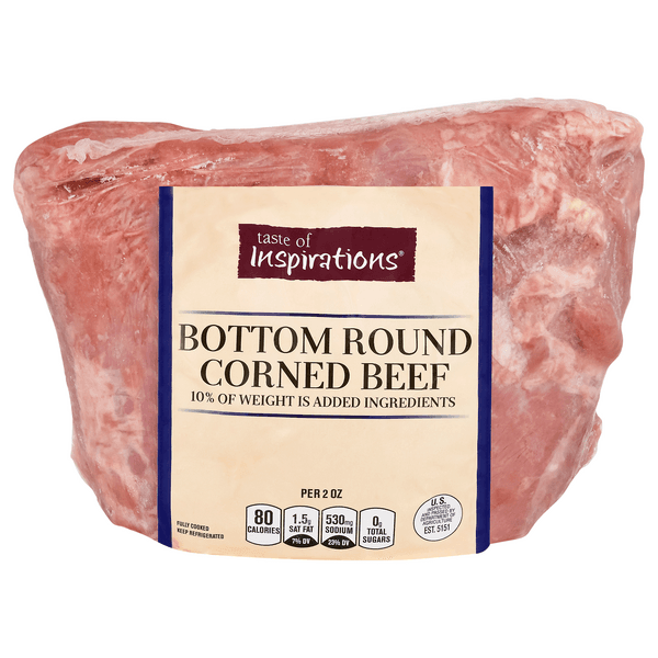 Taste Of Inspirations Deli Corned Beef Bottom Round (Regular Sliced