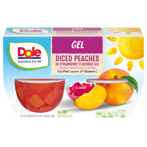Is it Honey Free? Dole Peaches In Strawberry Gel Cups