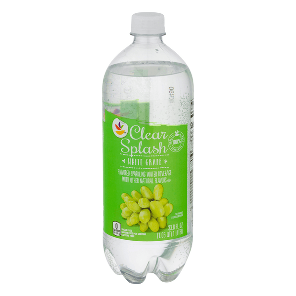 Clear Splash Sparkling Water Beverage White Grape