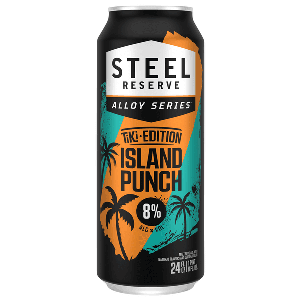 Steel Reserve Alloy Series Tiki-Edition Malt Beverage Fruit Punch