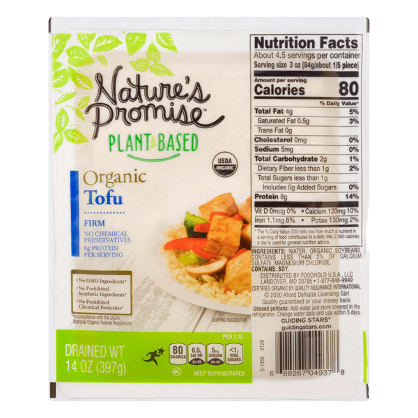 Nature'S Promise Organic Firm Tofu