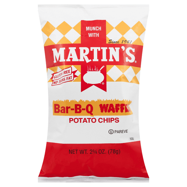 Martin'S Potato Chips Bar-B-Q Waffle
