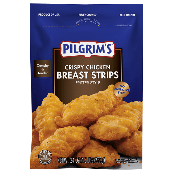 Pilgrim'S Crispy Chicken Breast Strips  Fully Cooked