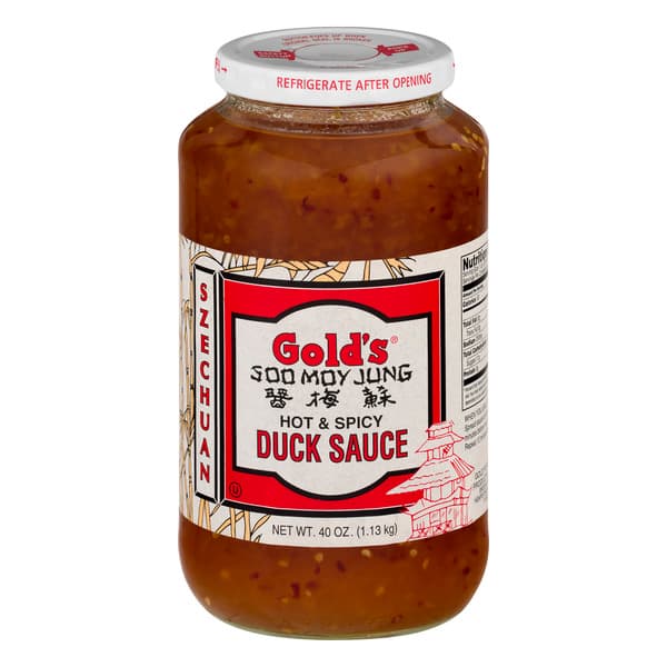 Gold'S Duck Sauce Szechuan Style Hot & Spicy Soo Moy Jung Kosher