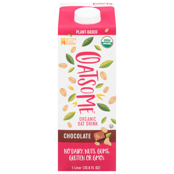 Better Body Foods Oatsome Oat Drink Chocolate Original Organic