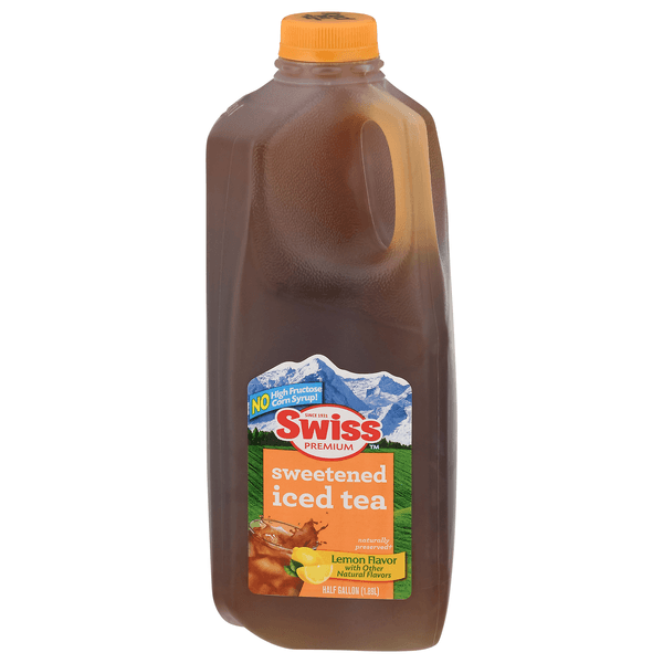 Swiss Premium Iced Tea With Lemon Sweetened