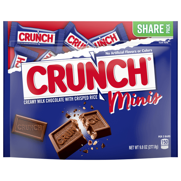 Crunch Minis Creamy Milk Chocolate With Crisped Rice
