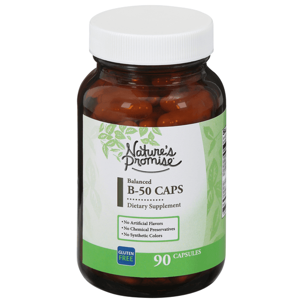 Nature'S Promise Balanced B-50 Caps Dietary Supplement Capsules