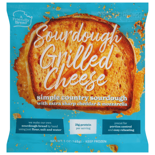 A Friendly Bread Sourdough Grilled Cheese Extra Sharp Cheddar & Mozzarella