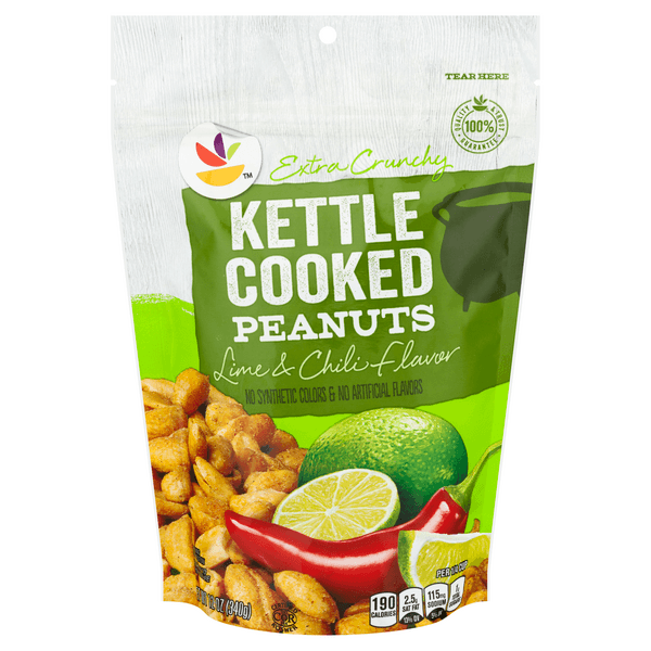 Stop & Shop Kettle Cooked Extra Crunchy Peanuts Lime & Chili