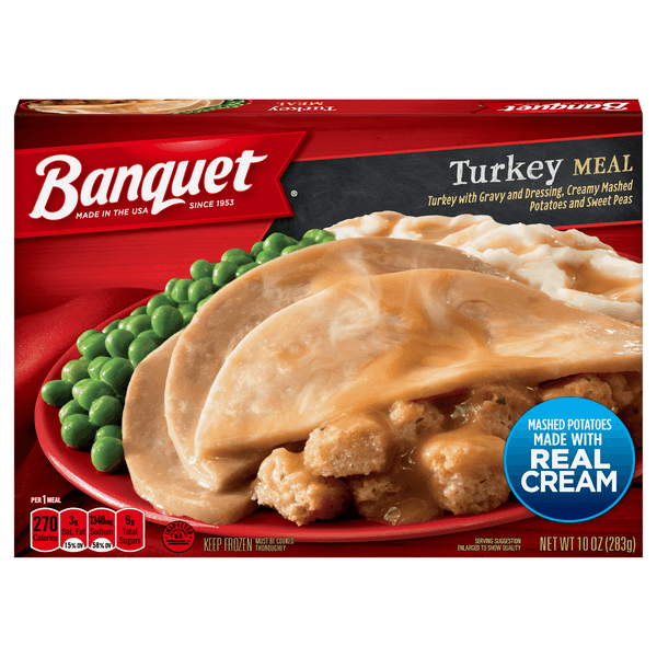 Banquet Turkey And Mashed Potatoes  Meal
