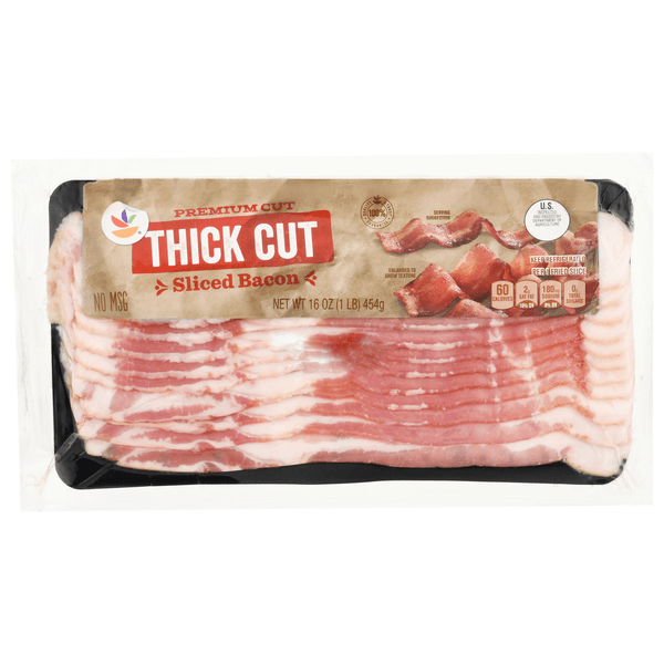 Stop & Shop Premium Cut Bacon Thick Cut Sliced