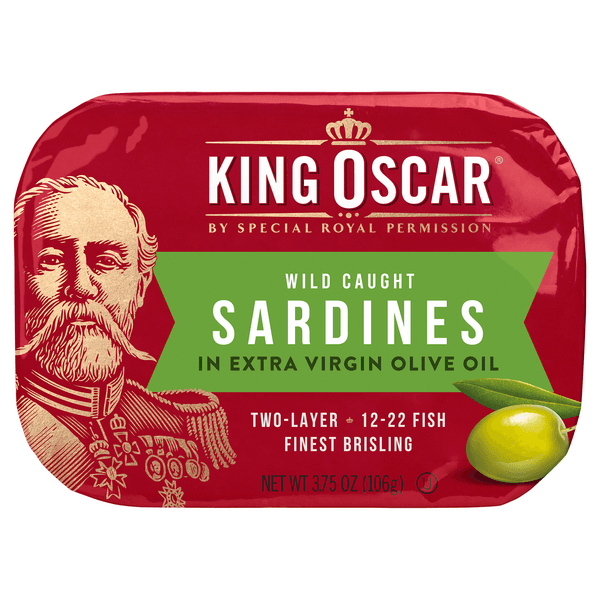 King Oscar Sardines In Extra Virgin Olive Oil Double Layer Omega