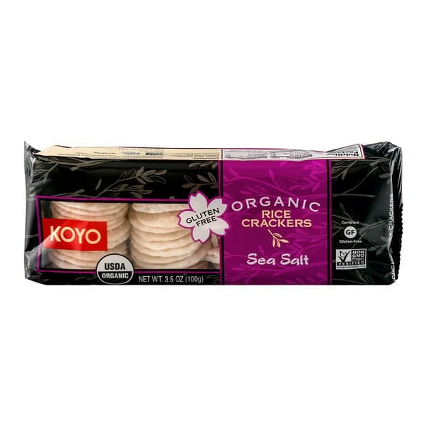 Koyo Organic Rice Crackers Sea Salt Gluten Free