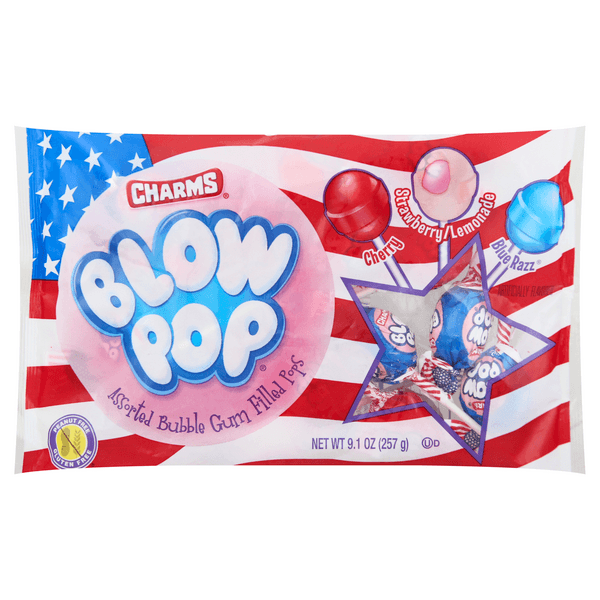 Charms Patriotic Blow Pops
