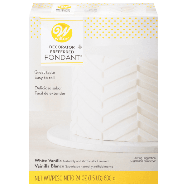 Wilton Decorator Preferred Fondant White Vanilla