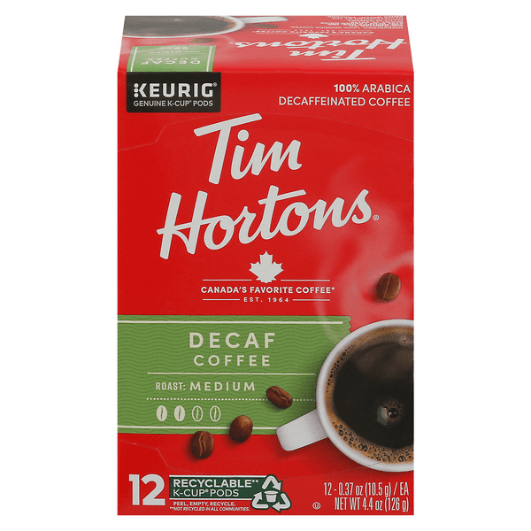 Tim Hortons Decaf Medium Roast Coffee K