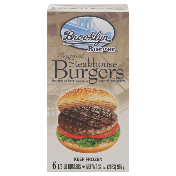 Brooklyn Burger Original Steakhouse B Beef Burgers