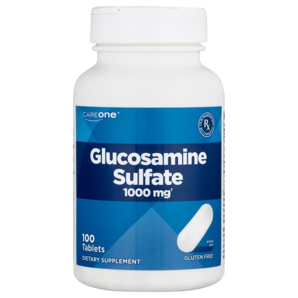 Careone Glucosamine Sulfate Tablets Gluten Free