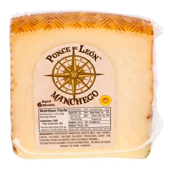 Ponce De Leon Trading Co. Manchego Cheese Chunk