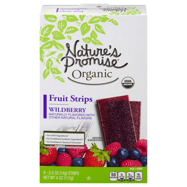 Nature'S Promise Organic Fruit Strips Wildberry