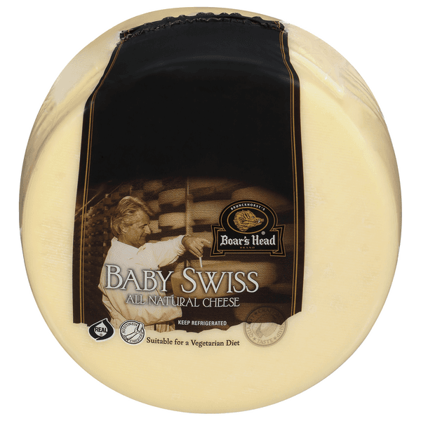 Boar'S Head Deli Swiss Cheese Baby (Regular Sliced