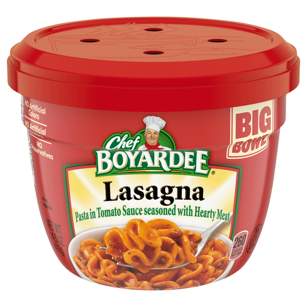 Chef Boyardee Lasagna Pasta In Chunky Tomato Sauce Seasoned With Meat