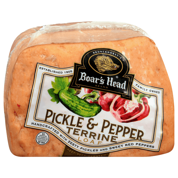 Boar'S Head Deli Pickle & Pepper Loaf (Thin Sliced
