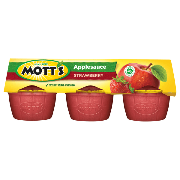 Motts Applesauce Strawberry Cups