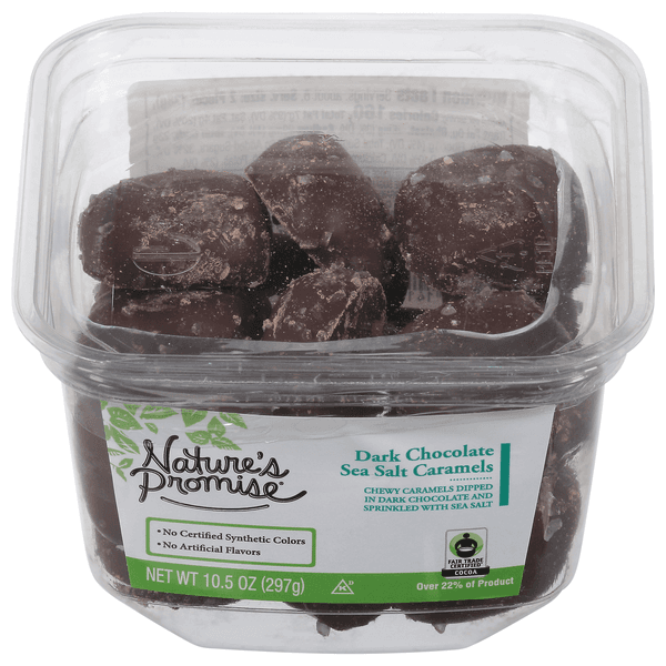 Nature'S Promise Dark Chocolate Sea Salt Caramels