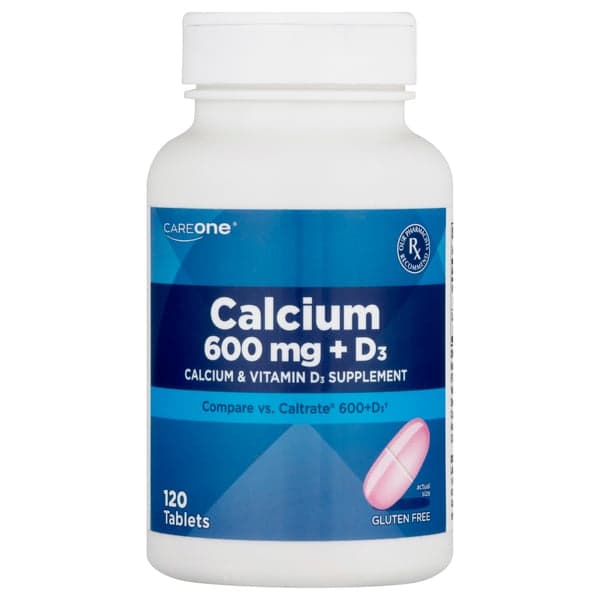 Careone Calcium + D3 Tablets Gluten Free