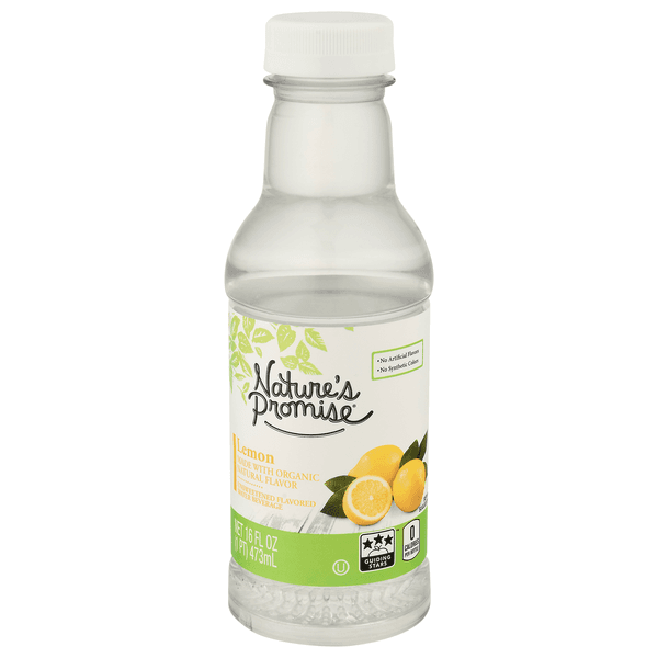 Nature'S Promise Unsweetened Lemon Flavored Water