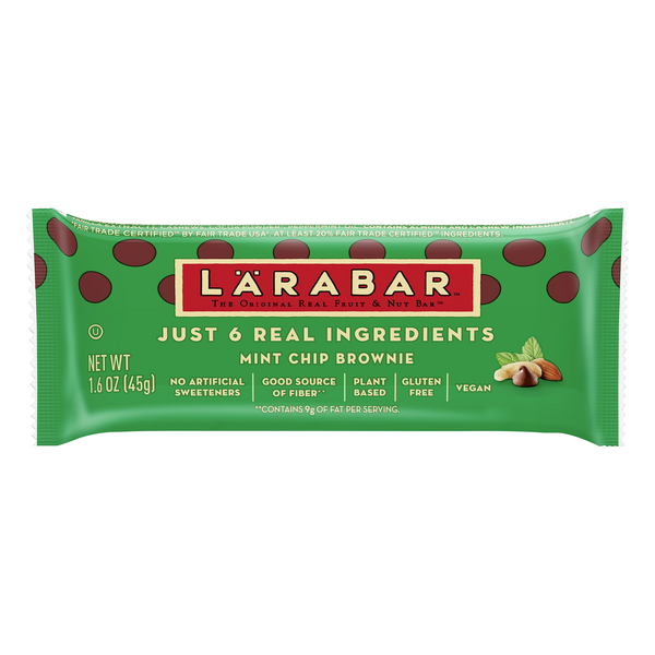 Is it Vegan? Larabar Fruit & Nut Bar Mint Chip Brownie Gluten Free