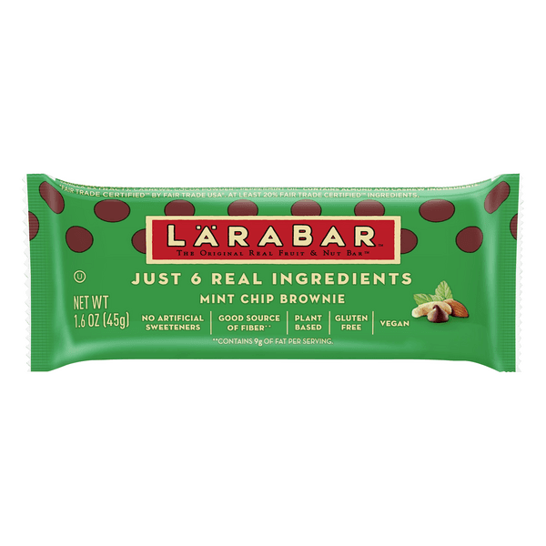 Is it Hazelnut Free? Larabar Fruit & Nut Bar Mint Chip Brownie Gluten Free