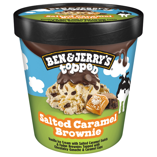 Ben & Jerry'S Salted Caramel Brownie Topped Ice Cream