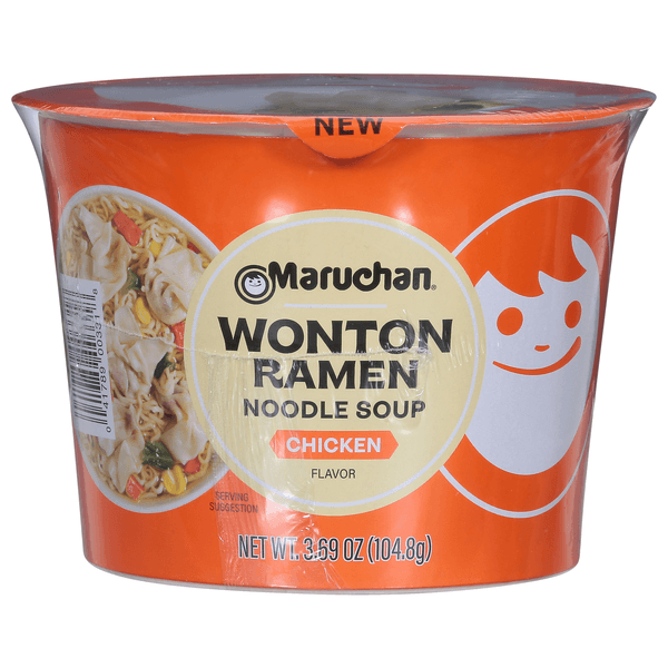 Maruchan Noodle Soup, Chicken Flavor, Wonton Ramen