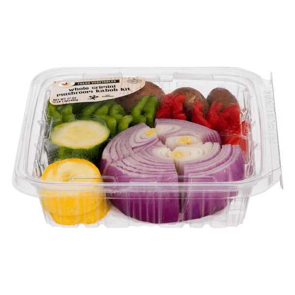 Giant Fresh Whole Crimini Mushroom Kabob Kit