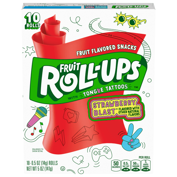 Is it Coconut Free? Betty Crocker Fruit Roll Ups Fruit Flavored Snacks Strawberry Sensation