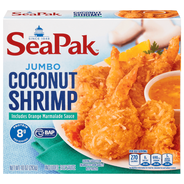 Seapak Shrimp & Seafood Co. Shrimp Coconut Jumbo Oven Crispy