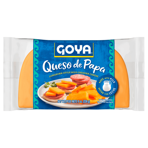 Goya Queso De Papa Longhorn-Style Cheddar Cheese Mild