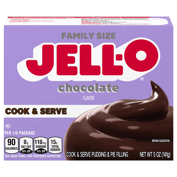 Jell-o Cook & Serve Chocolate Pudding Mix & Pie Filling
