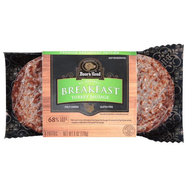 Boars Heachd Turkey Breakfast Sausage Patties